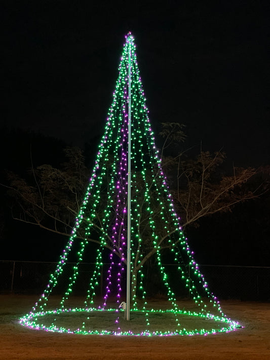 20ft Flagpole String Tree Bundle