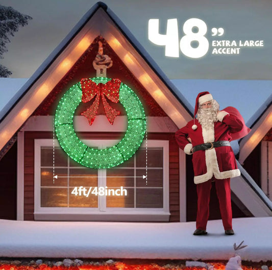 4ft LED Wreaths
