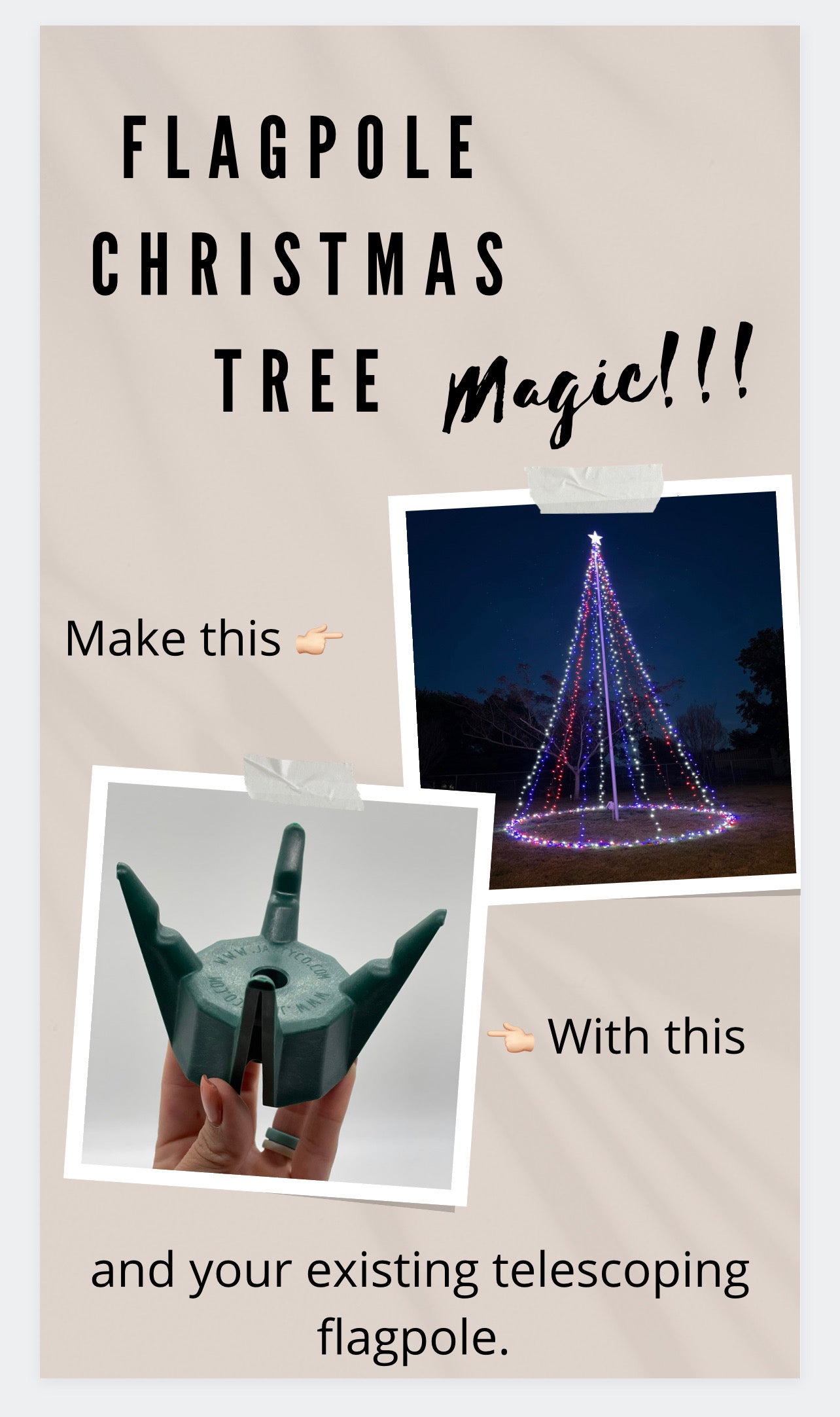 4 String lights & Topper kit (most popular)