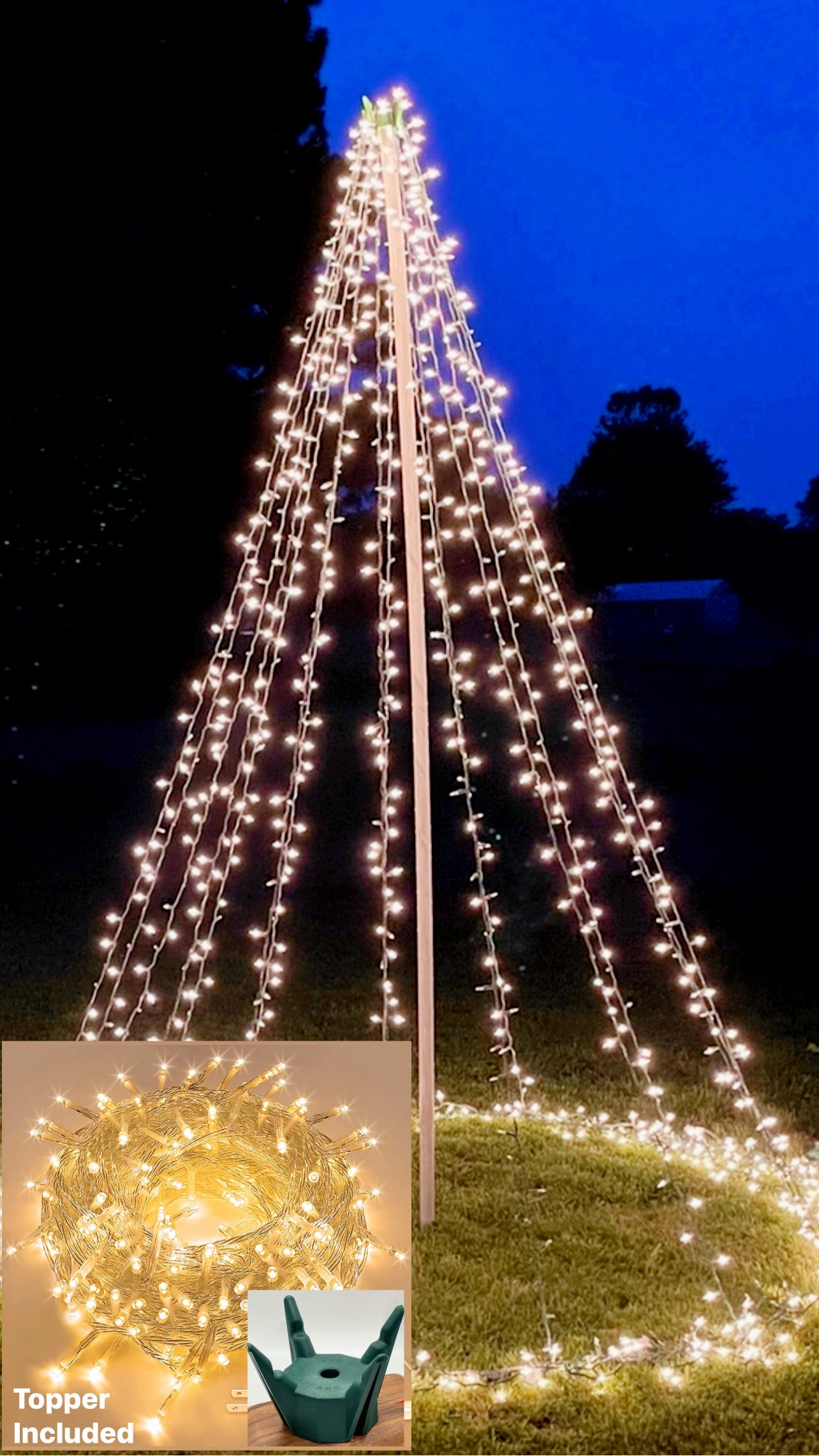 4 String lights & Topper kit (most popular)